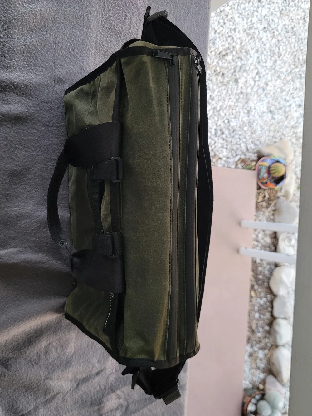 Mission Workshop Waxed Canvas 14L Arkiv Laptop Brief Waterproof Rugged Bag USA
